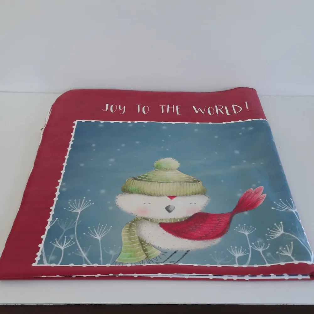 Joy to the World Sherpa Throw 50x60